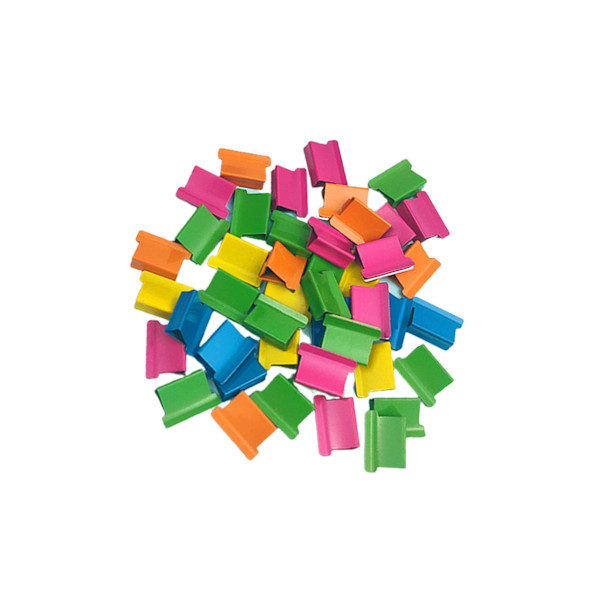 1/2/3 Minihäftapparat Klassrum Liten set Fasta brevpapper Multicolor Clips 11.5 x 2.5cm 1Set