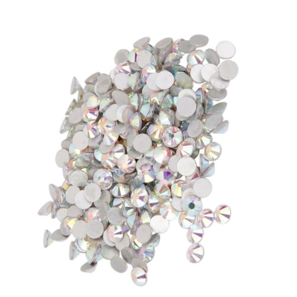 Glas Kristall Rund Platt Rygg Rhinestones Gems White SS10 1400 Pcs