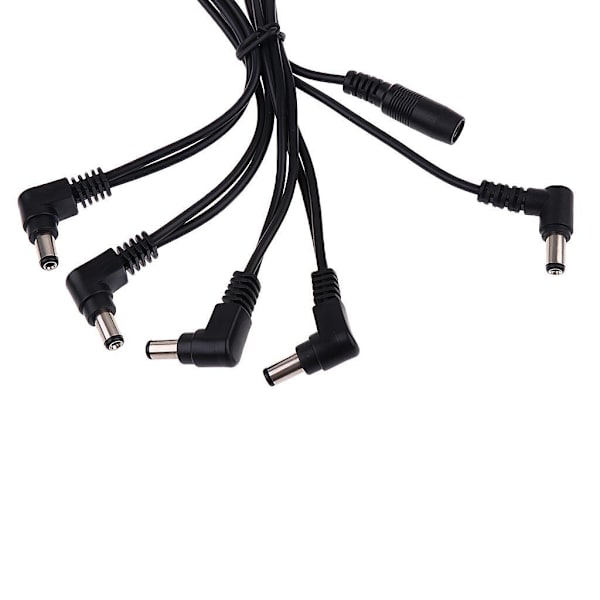 1/2/5 Elgitarr Effektpedaler Adapter 9V 1A Power 5 Way 1Set