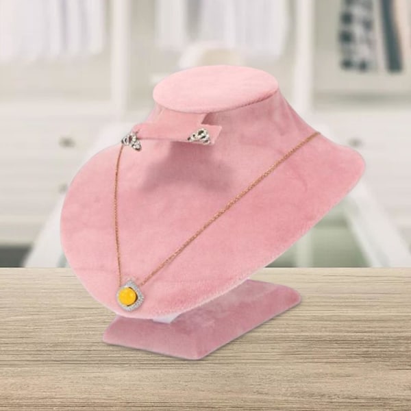 Halsband Display Byst Stativ Rack för Dresser Store With Earring Stand S