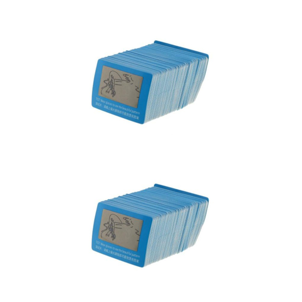1/2/3 100 stycken Premium hårt polariserat testpappers kortlins 2Set