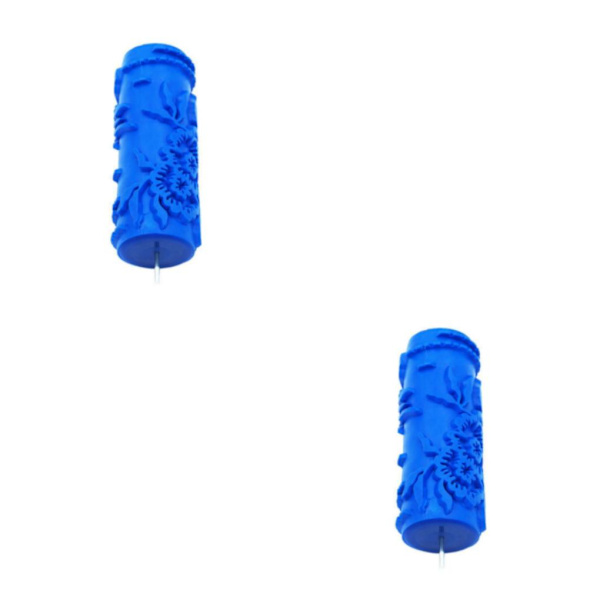 1/2/3 5' präglat mönster färgrulle DIY väggmålningskantskärare Blue Type 075 2Set
