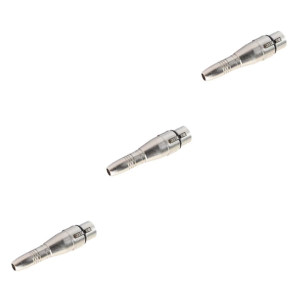 1/2/3 3 Pin XLR Hona till Hona För Jack Plug Audio Adapter 3Set