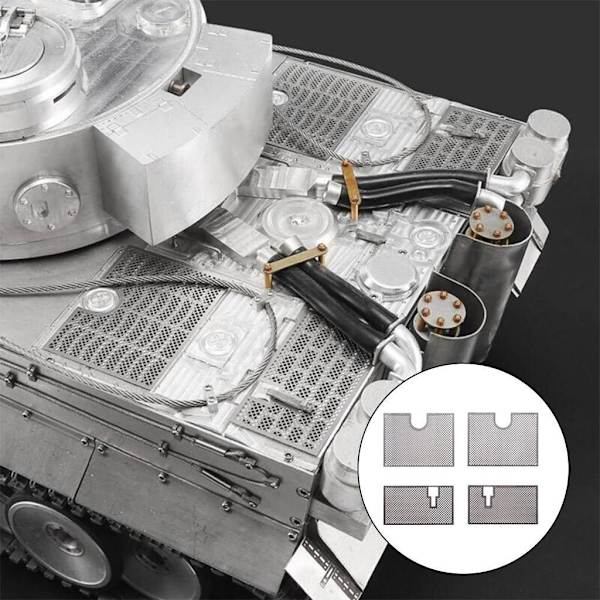 1/2/3 4st/ set skyddsnät för Heng Long German Tiger 3818 1Set