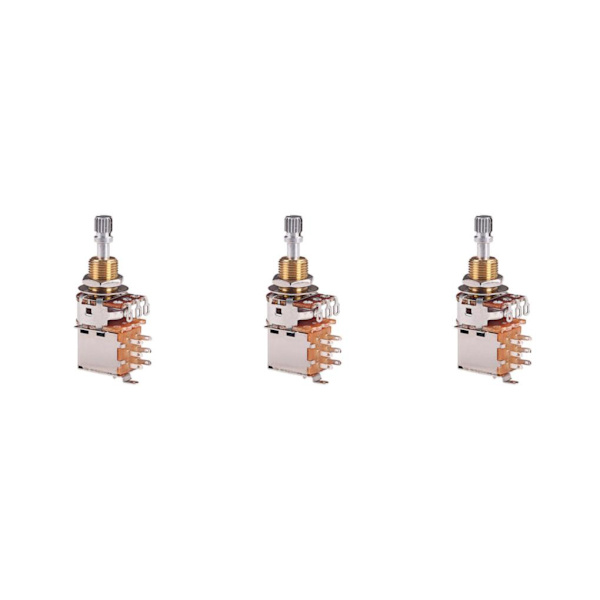 1/2/3/5 Gitarrpotentiometer Audio Pot Elektrisk gitarrbas A500K 3Set