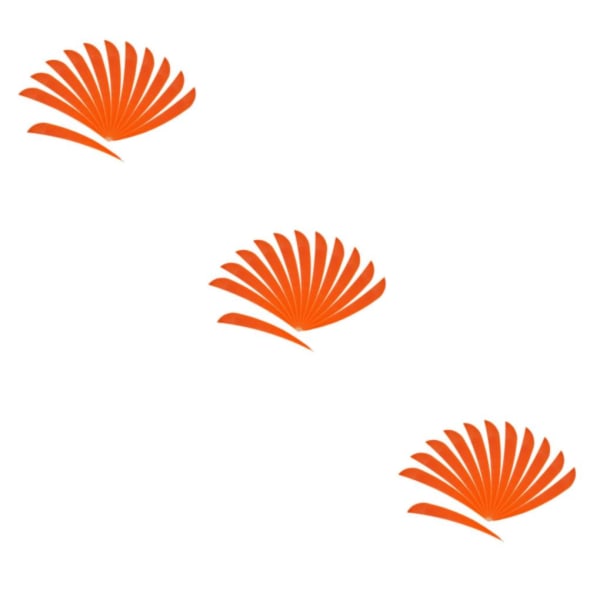 1/2/3/5 12 stycken För Bågskytte Jaktfjäder Fletching Right Orange 3Set