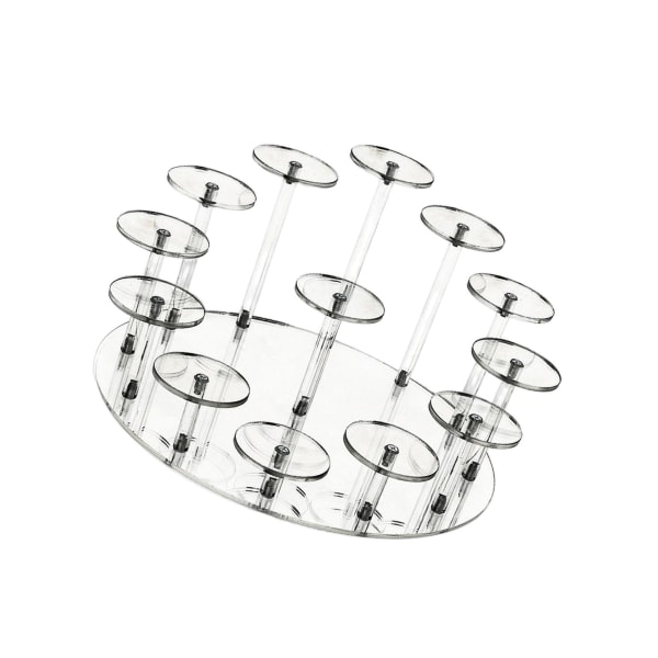 1/2/3 Acrylic Display Stand Organizer Tiered Display Stand för L 1Set