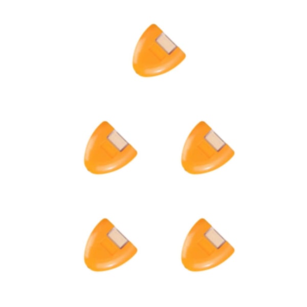 1/2/3/5 triangulärt kritahjul Kompakt Bärbar Hållbar Orange Yellow 6x6cm 5Set