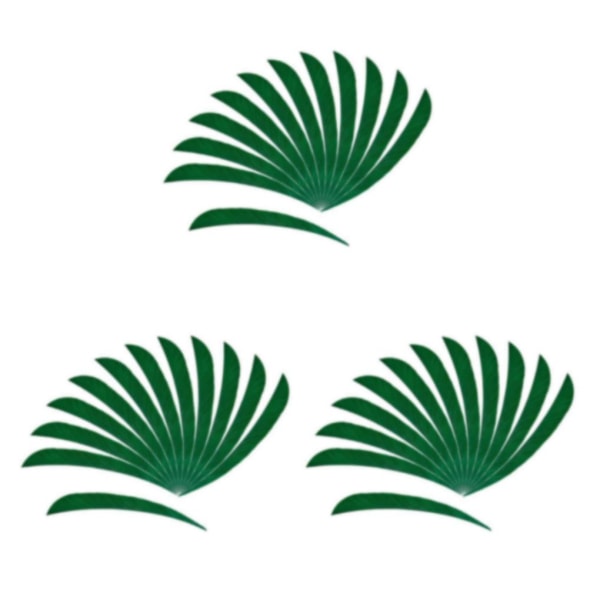1/2/3/5 12 stycken För Bågskytte Jaktfjäder Fletching Right Dark Green 3Set