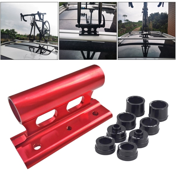 Snabbkopplingshållare för cykelhållare för Thru Axle Bikes Red
