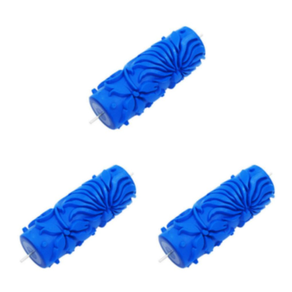 1/2/3 5' präglat mönster färgrulle DIY väggmålningskantskärare Blue Type 083 3Set