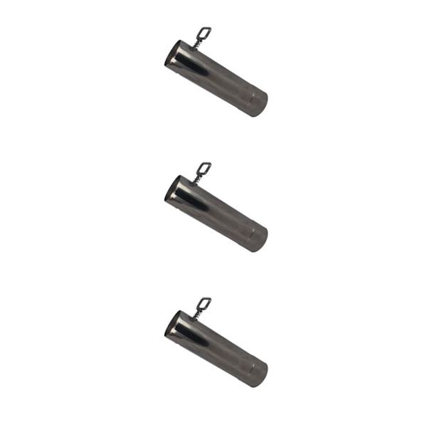 1/2/3/5 Långvarig spis Skorsten Tillbehör för matlagning och Regulating Chimney 3PCS