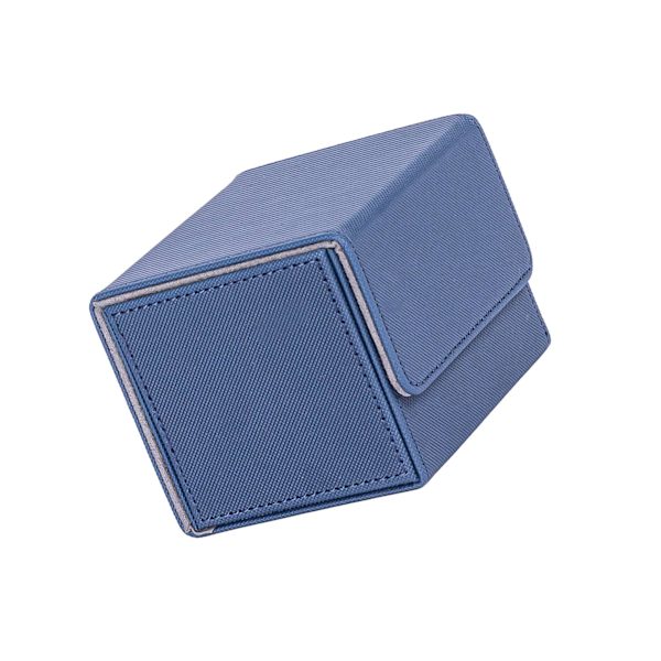 1/2/3 Card Deck Case Organizer Förvaringsbox för MTG-kort För Dark Blue 105x90x80mm 1Set