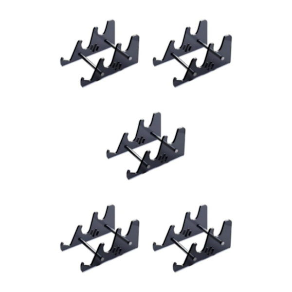 1/2/3/5 förvaring och displayställ för mekaniskt tangentbord Enkelt black 5Set