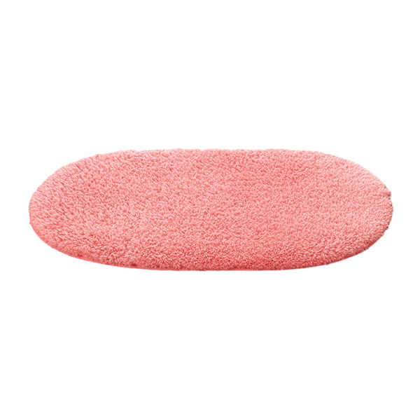 1/2 polyester halkfri golvmatta för badrum Lätt att rengöra och watermelon red 1Set