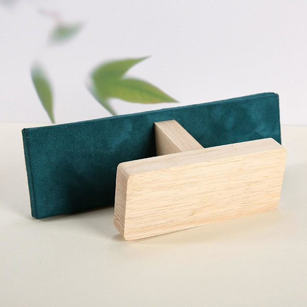 1/2 Bärbar Watch Display Stand Smycken Towers för sovrum Greenish 20 x 6 x 8cm 1Set