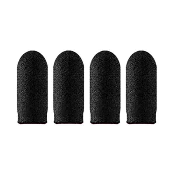 1/2/3/5 20 delar Gaming Finger Sleeves Anti Sweat Andas Black 45 x 25mm 1Set