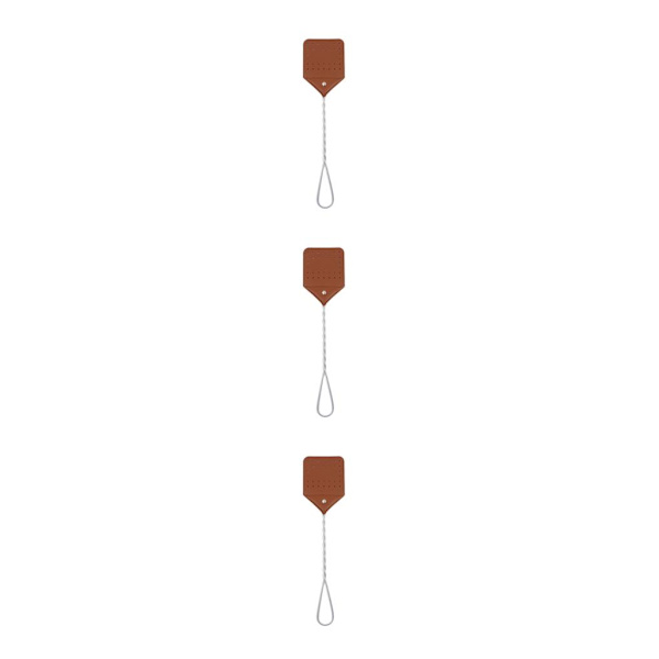 1/3/5 bärbar läderbuggsmättare för effektivt förebyggande brown 3PCS