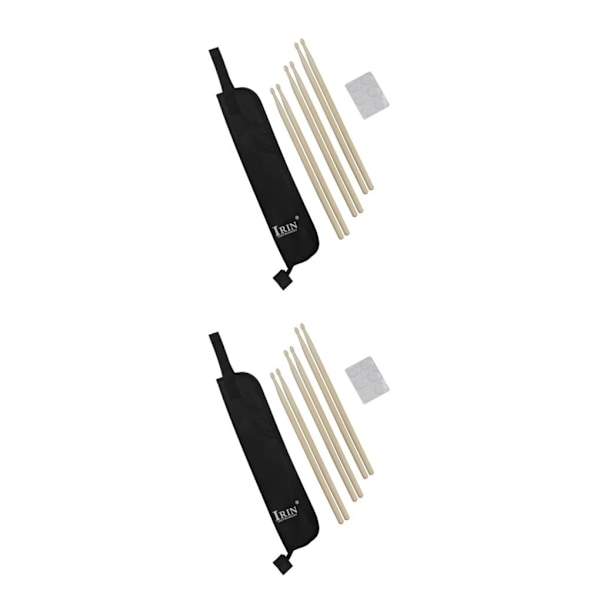 1/2/3 bärbara trumpinnar med slagtålighet Tight Fit trummor Maple Drum Stick Set 2PCS