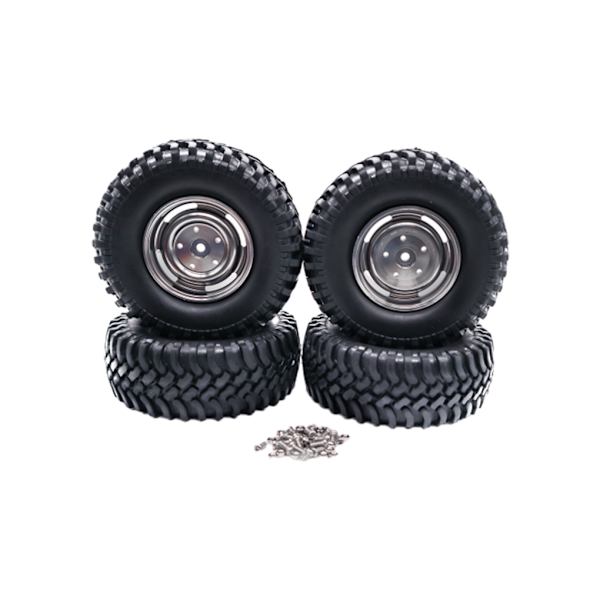 1/2/3/5 4-håls 100MM simuleringsdäck för ECX 1/12 Rc RGT136100 titanium 1Set