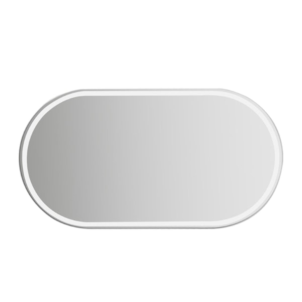 1/2/3/5 Silver splittrad bil kosmetisk spegel för praktisk Oval Small Silver 1 Pc