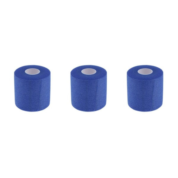 1/2/3 Atletisk elastisk tejp Muskelankelbandage för sport - Deep Blue 7x27cm 3Set