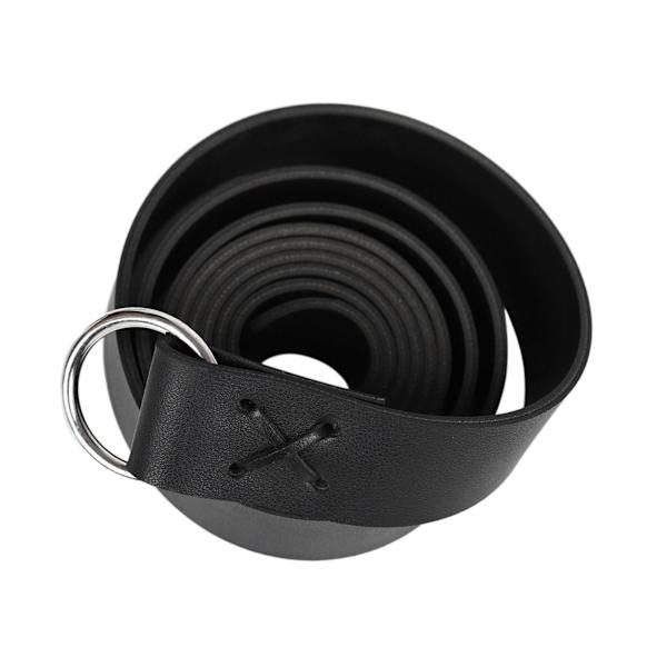 1/2/5 Läder Medieval För Viking Bälte Midjeband Fotorekvisita Black Length: 190cm 1Set