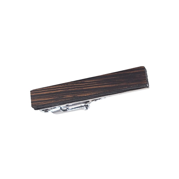 1/2/3/5 Mens enkel trä Tie Clip koppar mode slips lås Door Frame 4X0.6cm 2Set