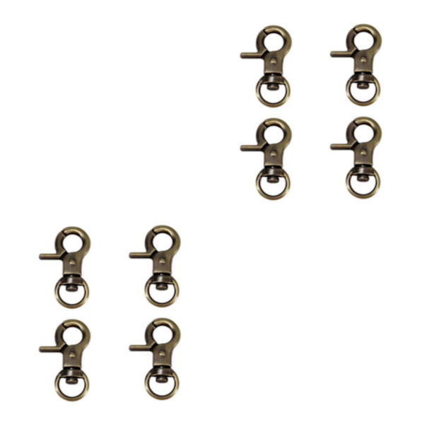 1/2/3/5 4 st zinklegering hummerklospänne Swivel Trigger Clips Bronze 30mm 2Set
