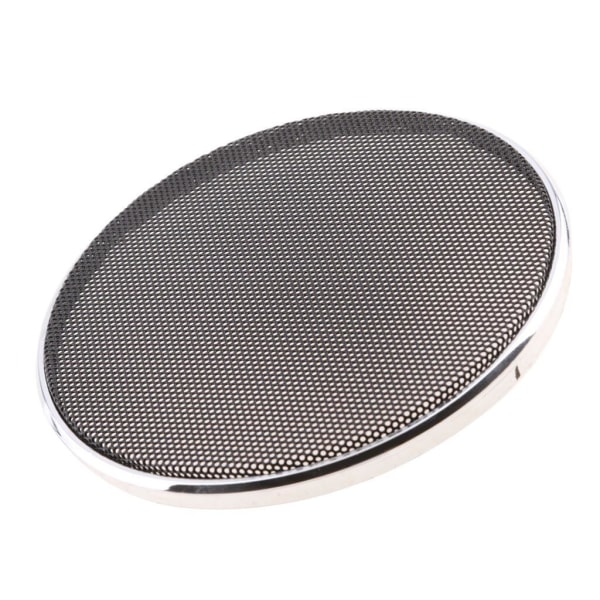 1/2/3/5 Högtalare Dekorativ cirkel Cover Galler Mesh Black 5 Inch 1Set