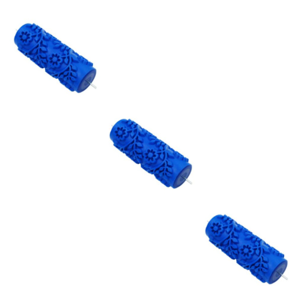 1/2/3 5' präglat mönster färgrulle DIY väggmålningskantskärare Blue Type 084 3Set