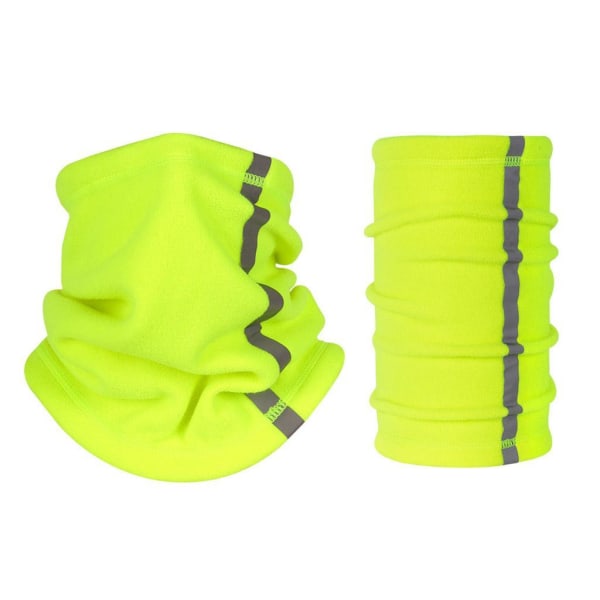 1/2/3 halsdamask Andas vindtät fiskescarf Fluorescent Green 25x30cm 1Set