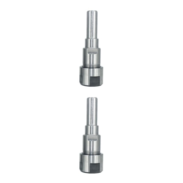 1/2/3/5 Diameter Shank Router Collet Extension För Chuck Hållare Silver 12.7mm 2Set