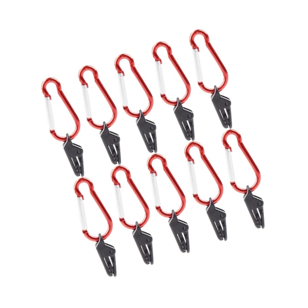 1/3/5 10x Tarp Clips Clamps Håller upp Canopy Mun Lock Grip 1Set