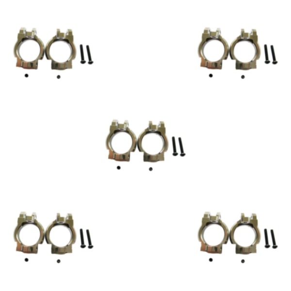 1/2/3/5 2pack/lot Aluminium främre C-nav hjulblock för axial Titanium 5Set