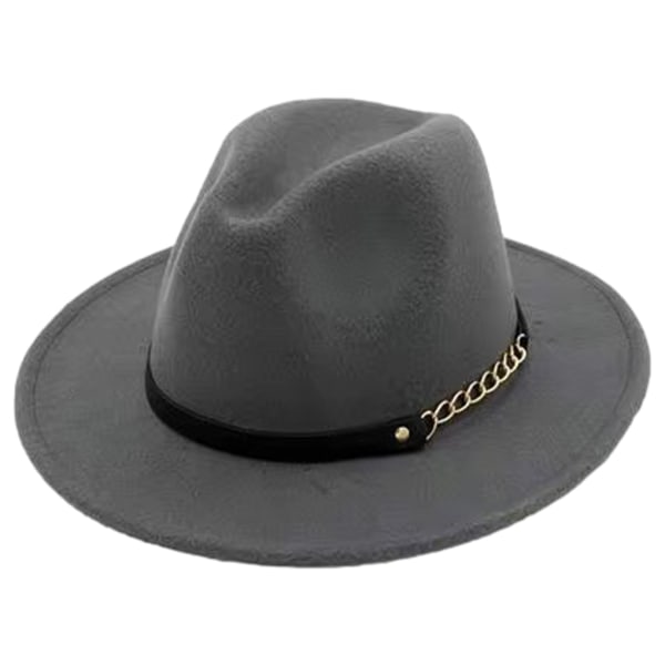 Lätt och bärbar Trilby-hatt Håll dig på modet på farten gray