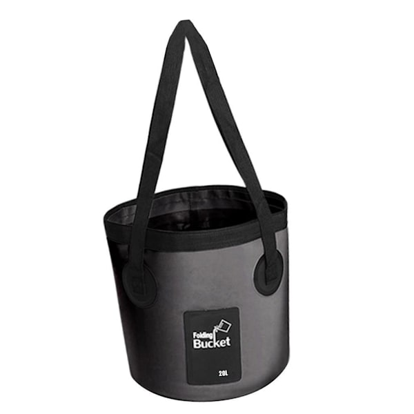 1/2 hopfällbar hopfällbar campinggrill Picknick vattenförvaring Black 20L 1Set