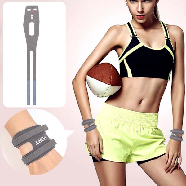 1/2/3/5 Bärbar mjuk Tfcc handledsbygel för fitness och träning Grey S Left 1 Pc