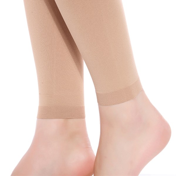 1/2/3/5 Dam S Calf Compression Strumpor Bekväma och skin color XXL 1Set