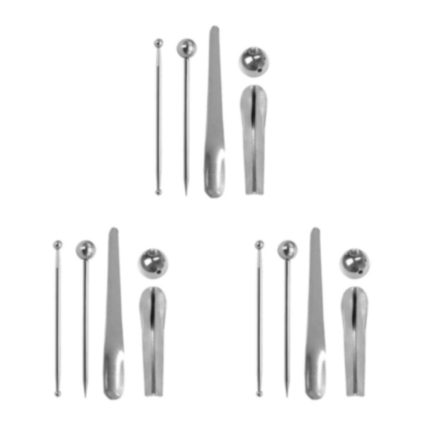 1/2/3 5 Styck Kakel Grout Press Ball Gap för hushållskök Caulk 3Set