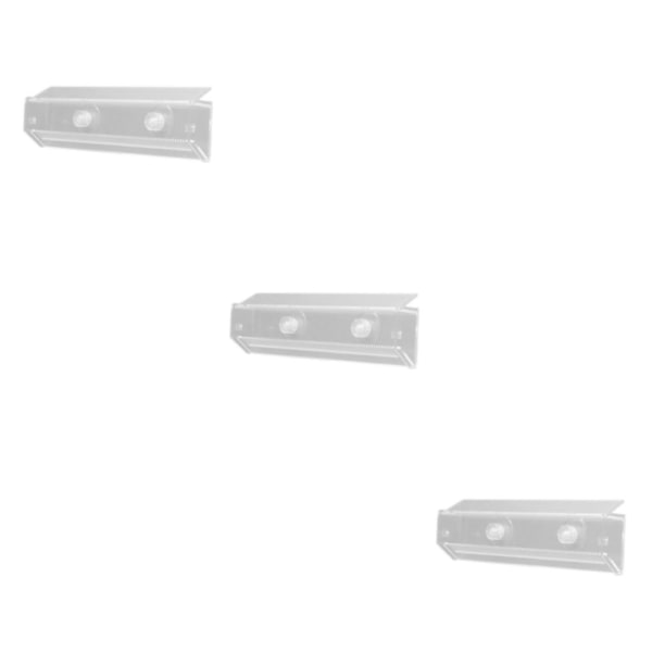 1/2/3/5 Multi hårförlängningshållare Wigsrack vägg Transparent 30.5 x 7.6 x 4.6cm 3Set