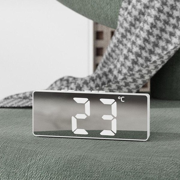 Multifunktionell Clock Mute LED-skärm för sovrum