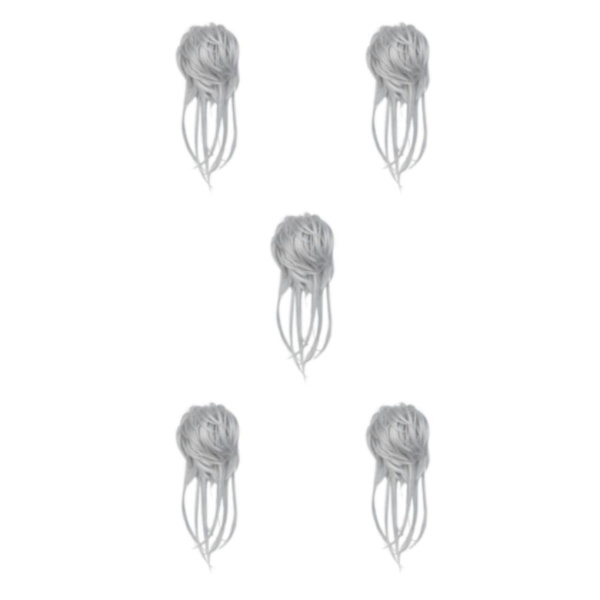 1/2/3/5 Fiber hästsvansbulle Multipurpose Frisyr Viktigt för 60B 5Set