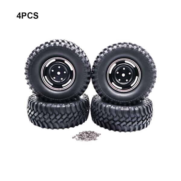1/2/3/5 4-håls 100MM simuleringsdäck för ECX 1/12 Rc RGT136100 black 1Set