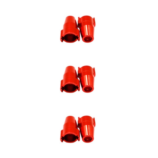 1/2/3/5 2 stycken bakre navhållare för 1/12 ECX Barrage Aluminium red 3Set