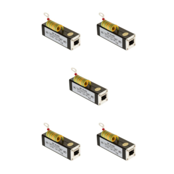 1/3/5 nätverksadapter Ethernet LAN överspänningsskyddsavledare 5Set