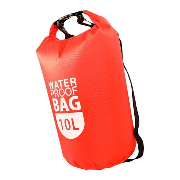 Vattentät Dry Bag Sack Pack för forsränning Kanotdykning Simma Red 10L