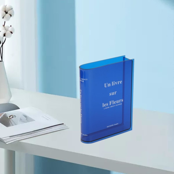 1/2/3/5 Modern Minimalistisk Bok Vas Akryl Bordsvas för Blue 15 x 20 x 4cm 1Set