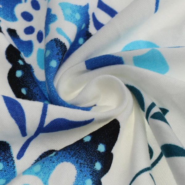 1/2/3/5 Fashionabla cover Rund vridbar stolsits Type B8 1Set