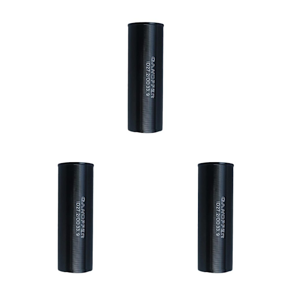 1/2/3/5 Sadelstolpe i aluminiumlegering 100 mm lång ombyggnad 27.2 to 33.9 3PCS